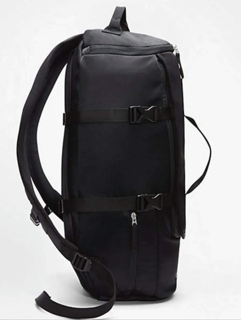 Jordan Sportswear Top-Loading Backpack Expanding Large Bag in Black